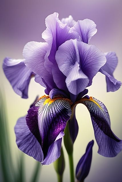 Download free HD stock image of Nature Flower Pictures Of Iris Flowers, Purple Iris Flowers Aesthetic, Iris Flower Aesthetic, Iris Flowers Garden, Irises Flowers, Purple Images, Purple Iris Flowers, Iris Purple, Flowers Iris