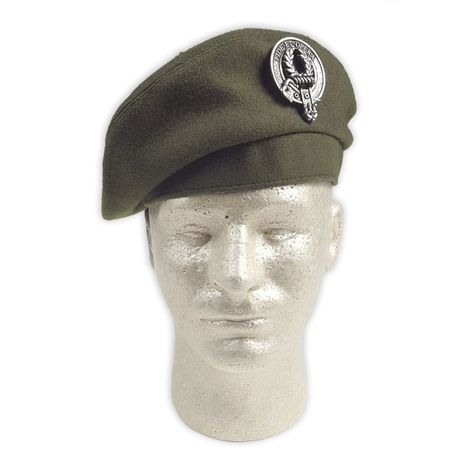 Khaki Military-Style Balmoral - Salute the Past and Present Military Hat Outfit, Hat Outfit Men, Coveralls Workwear, Tam O Shanter, Military Beret, Celtic Dress, Leather Top Hat, Tam O' Shanter, Military Dresses