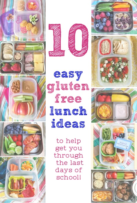 10 Gluten Free Lunch Ideas for Kids Gluten Free Lunch Ideas, Gluten Free School Lunches, Paleo Lunches, Lunchbox Inspiration, Lunch Ideas For Kids, Gluten Free Kids, Free Lunch, Gluten Free Lunch, Going Gluten Free