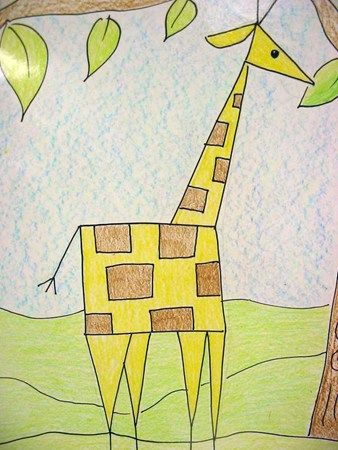 Artsonia School » Cedar Creek Elementary » Meet the Teachers! Geometric Shapes Drawing, Kindergarten Art Lessons, Shapes Kindergarten, Substitute Plans, Animal Art Projects, 2nd Grade Art, Geometric Shapes Art, Drawing Animals, Cedar Creek