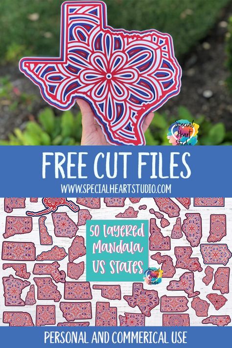 My 3d Svg, 3d Layered Paper Art Cricut Free, Layered Mandala Svg Free, 3d Svg Files Free, 3d Cricut Projects Free, Free Shadow Box Svg Files, Cricut Maker3, Layered Mandala, Cricut Svg Files Free