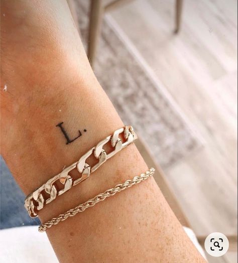 Tattoos Cowboy, Letter L Tattoo, Tattoos Tiny, Maching Tattoos, Cool Nature, M Tattoos, L Tattoo, Female Tattoos, Petite Tattoos