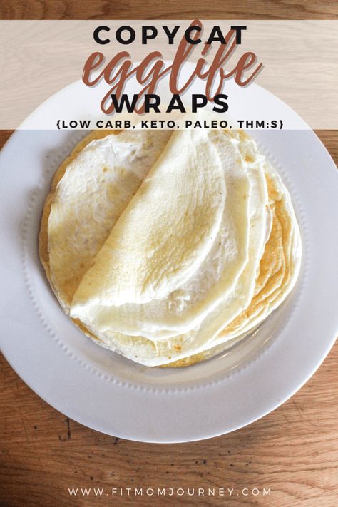 Egg White Wraps, Egg Whites Wrap, Grain Free Diet, Egg Wrap, Boiled Egg Diet Plan, Boiled Egg Diet, Recetas Keto, Tasty Healthy, Low Carb Bread