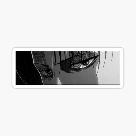 Levi Ackerman Eyes Tattoo, Levi Ackerman Sticker, Levi Eyes Tattoo, Levi Eyes Manga, Captain Levi Tattoo, Levi Ackerman Tattoo Ideas, Levi Stickers, Levi Ackerman Eyes, Levi Eyes