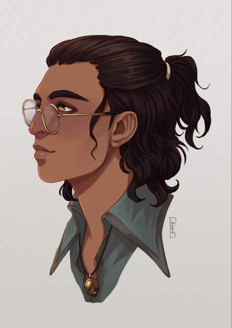 Latino Male Character Design, Androgynous Dnd Character, Aasimar Dnd Male, Scholar Character Design, Hispanic Character Design Male, Male Character Inspiration Art, Male Character Art Modern, Character Inspo Male, Asian Character Art