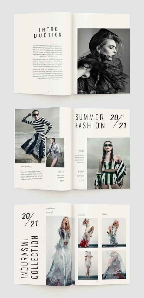 Fashion Look Book Layout Design, Lookbook Editorial Design, Fashion Glossary Book, Fashion Page Design, Lookbook Template Fashion, Fashion Booklet Layout, Fashion Design Layout Portfolio, Fashion Booklet Design, Lookbook Design Layout Catalog