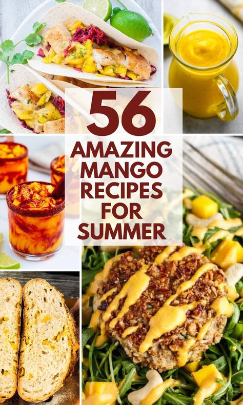 Dinner Recipes With Mango, Cooked Mango Recipes, Savory Mango Recipes, Mango Dinner Recipes, Mango Food Recipes, Healthy Mango Recipes, Recipes Using Mango, Fresh Mango Recipes, Mango Salads