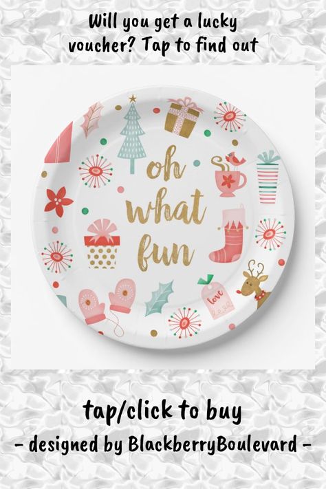 Winter Baby Birthday Party, Winter Baby Birthday, Teen Christmas Party, Oh What Fun Christmas, Girls Holiday Party, Gingerbread Party, Christmas Paper Plates, 1st Birthday Themes, Oh What Fun