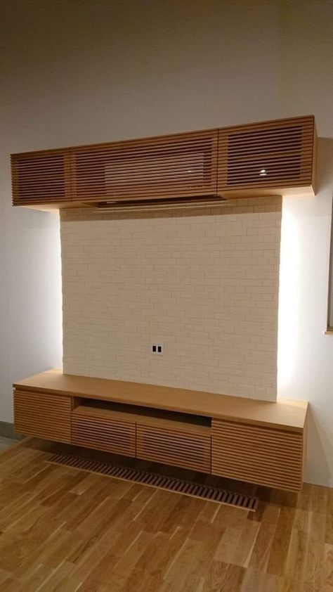 Air Conditioner Cover Indoor, Air Conditioner Hide, Window Air Conditioners, Air Conditioner Cover, Air Conditioners, Furniture Details, Lounge Room, Home Room Design, Wooden Furniture