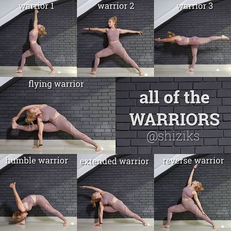 Warrior Pose Variations, Figure 4 Yoga Pose, Warrior Sequence Yoga, Warrior Pose Yoga, Warrior Poses, Yoga Series, Warrior Pose, Sup Yoga, Yoga Posen