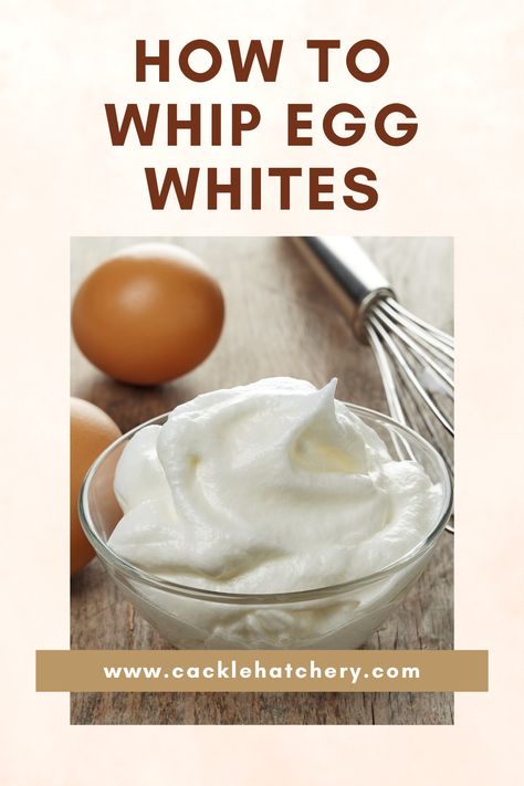 Looking for tips on how to whip perfect egg whites? If so, we've got you covered! Visit our blog to learn how to properly whip egg whites. Egg White Whipped Cream, Diy Whipped Cream, Whipped Egg Whites, Perfect Eggs, Whipped Topping, Cream Of Tartar, Cool Whip, Egg Whites, Corn Starch