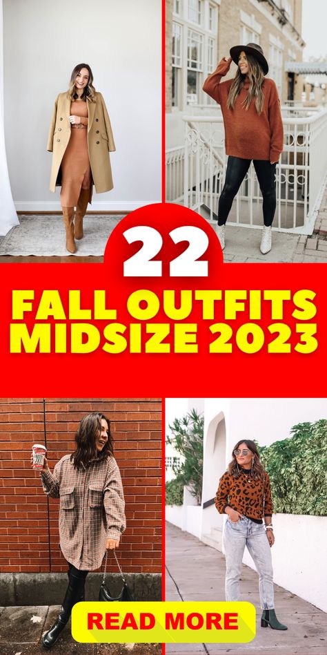 Comfy Casual and Chic: Midsize Women’s Early Fall Outfit Ideas 2023 plus size historical fashion plus size outfits inspiration big and tall clothing eloquii clothes plus two piece sets plus size wedding guest pant suits hippy clothes plus size stores that have plus sizes women shein curve plus #plussize #Comfy #Casual #Chic #Midsize #Womens #Early #Fall #Outfit #Ideas Fall Outfits 2023 Thrift, Fall 2023 Trendy Outfits, Fall Looks Midsize, Fall 2023 Comfy Outfits, Autumn Outfits 40 Plus, Trending Outfits Midsize, Fall Mid Size Outfits 2023, Fall Outfits For Size 10 Women, Autumn Casual Outfits 2023