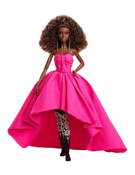 Crazy Barbie, Barbie Collectibles, Barbie Doll Collection, Dreaming Of A Pink Christmas, Baby Barbie, Barbie Signature, Barbie Love, Dolls Custom, Brown Curly Hair