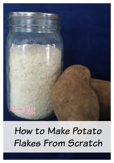 How to Make Dehydrated Potato Flakes from Scratch Dehydrated Potato Flakes, Dehydrating Food Storage, Dehydrate Potatoes, Food Dehydration, Easy Mashed Potatoes, Instant Potatoes, Dehydrated Vegetables, Canning Food Preservation, Canned Food Storage