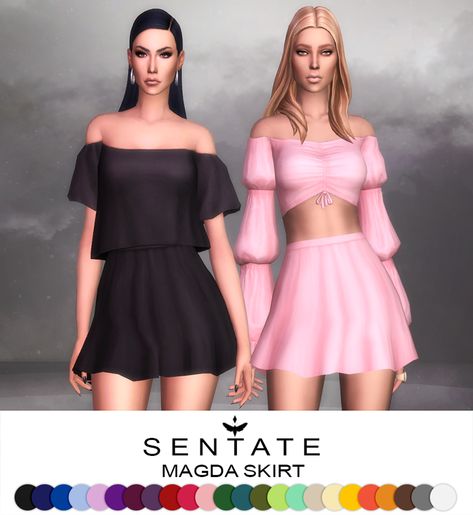 Sims 4 Anime, High Waisted Mini Skirt, Rich Clothes, Sims 4 Mm Cc, Sims 4 Mm, The Sims 4 Download, Sims Four, Sims4 Clothes, Sims 4 Cc Packs