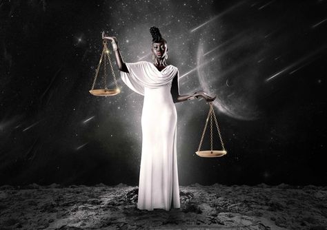 "Libra", by Daniel Emeka Greek Photoshoot, Zodiac Photoshoot, Libra Photoshoot, Trust None, Goddess Of Justice, Shes A Keeper, Ancient Egyptian Jewelry, Black King And Queen, The Ankh