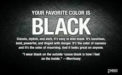 Black Like Me, Black Wardrobe, Black Quotes, Color Quotes, My Favorite Color, Color Psychology, Psychology Facts, Fashion Quotes, Easy To Love