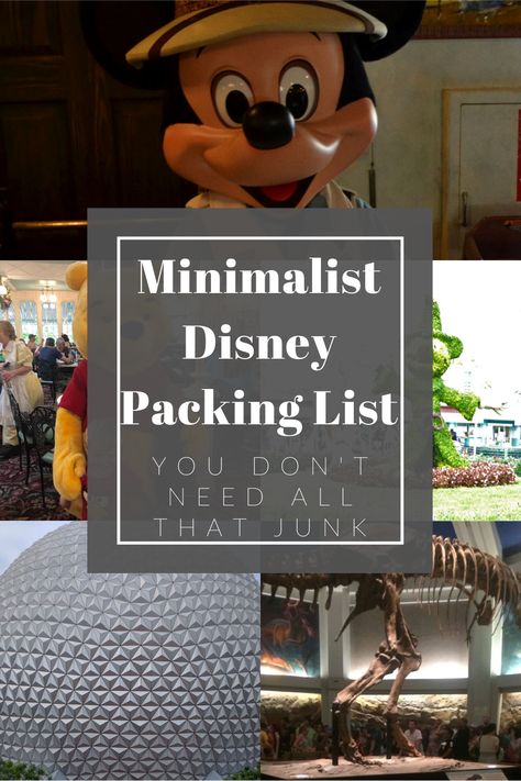 A minimalist Disney packing list for people who don't want to overpack, with Disney vacation travel tips and day bags. Packing For Disney World, Packing For Disney, Disney Packing List, Disney Packing, Packing List For Disney, Disney World Packing, Disney World Vacation Planning, Disney Trip Planning, Disney World Magic Kingdom