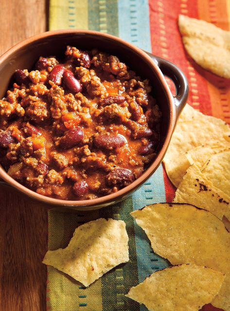 Ricardo's recipe : Classic Beef Chili How To Cook Chili, Beef Chili Recipe, Pumpkin Bread Easy, Confort Food, Beef Chili, Ground Beef Recipes Easy, Easy Bread Recipes, Homemade Pumpkin, Barbecue Recipes