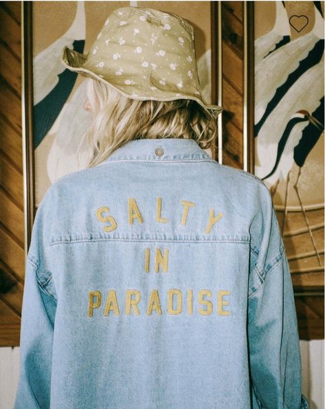 The Salty Blonde, Feeling Salty, Salty Blonde, Oversized Denim Shirt, Long Sleeve Layer, Womens Denim Shirt, Bad Influence, Womens Wetsuit, Beach Essentials