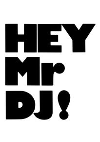 Hey Mr. DJ! Hang The Dj Black Mirror Poster, Hey Dj, Hey Mr Dj, History Of Typography, White Friday, East End Prints, Typographic Art, Typography Art Print, Typographic Print