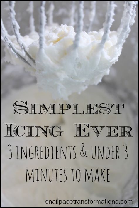 Recipe For Icing, Cupcakes Fall, Easy Icing Recipe, Easy Icing, Frosting Recipes Easy, How To Make Icing, Tarte Fine, Cake Frosting Recipe, Homemade Frosting