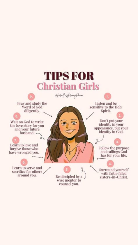 #christian #Jesus #God #girl #advice How To Be A Good Christian Girl, Christian Advice For Teens, How To Be Christian, Christian Girl Challenge, How To Become A Better Christian, Christian Girl Routine, Christian Girl Habits, That Christian Girl, Christian Tips