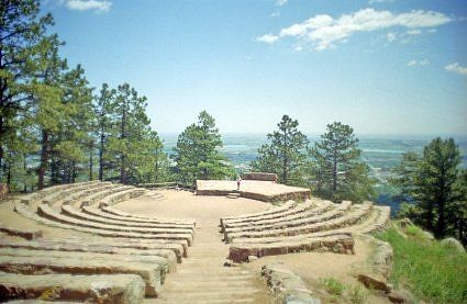 One of my favorite places to perform a Boulder wedding- Sunrise Amphitheatre, Flagstaff Mountain Landscaping Around Deck, Boulder Wedding, Sunrise Wedding, Sunrise Ceremony, Bird Wedding, Travel Destinations Bucket Lists, Colorado Wedding Venues, Mountain Vacations, Tahoe Wedding