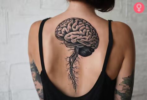 8 Innovative Brain Tattoo Ideas Neuroscience Tattoo, Brain Tattoo Ideas, Brain Tattoos, Psychology Tattoo, 2024 Tattoo, Brain Tattoo, Matching Tats, Chain Tattoo, Face Care Tips