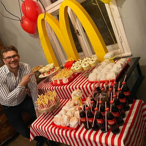 McDonald's Introduces Birthday Party Themes and We're Lovin' It! | #Themeparty #kidsbirthday #party #mlovingit #kidsbirthdaypartytheme #enjoy #birthdayparty Mcdonald's Birthday Party, Mc Donald Birthday, Mc Donald Party, Mcdonalds India, Unique Birthday Party Themes, Mcdonalds Birthday Party, Meg 2, Unique Birthday Party, 20th Bday