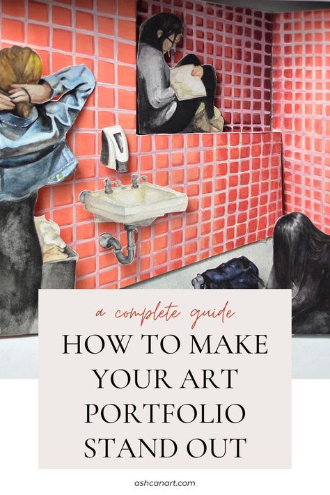 Art Portfolios can all start to look the same to admissions counselors after a while, they see a lot of rectagular white paper and canvas..... a lot of the same common ideas and common materials. At Ashcan we have a few different effective ways to help your Art Portfolio really stand out. Portfolio For Art School, Art Student Portfolio, Art Portfolio University, Art Portfolio Cover Ideas, Art Portfolio Ideas College, College Art Portfolio, Art Portfolio Ideas, College Portfolio, Art Director Portfolio