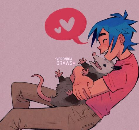 Gorillaz Fan Art, 2d Art, Gorillaz, A Rock, Call Me, The House, Fan Art, Fan, Tumblr