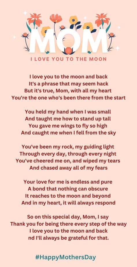 50 Mothers Day Love Poems 2023 (Emotional) Poems For Your Mom, Highly Motivational Quotes, Mothers Day Wishes Images, Happy Mothers Day Poem, Happy Mothers Day Images, 2023 Images, Happy Mothers Day Wishes, Mom Poems, Father's Day Activities