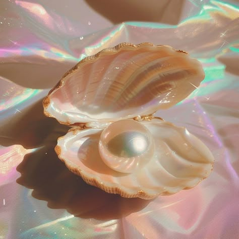 Pearl Beach Aesthetic, Mermaidcore Widget, Pearlcore Aesthetic, Pisces Bedroom Aesthetic, Pices Aesthetic Pics, Pink Mermaid Aesthetic, Pretty Backrounds, Pearl Aesthetic, Pearl Wallpaper