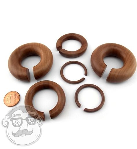 Saba Wood Hoop Plugs Ear Stretching, Ear Tapers, Iphone 4 Cases, Wood Plugs, Piercing Shop, Wooden Stars, Wooden Hoop, Tunnels And Plugs, Ear Gauges