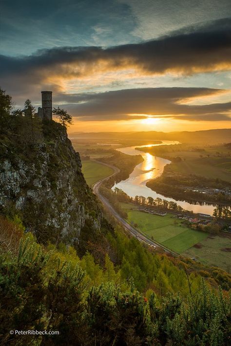 Kinnoull Tower overlooking River Tay, Scotland Perth Scotland, Aerial Photograph, Over The River, Scotland Travel, Beautiful Photography, The River, Perth, Places To See, The Man