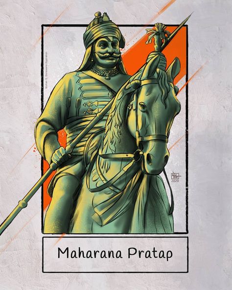 MAHARANA PRATAP Maharana Pratap Photo, Digital Painting Tutorial, Maharana Pratap, Full Hd Wallpaper Download, Rajasthani Painting, Shivaji Maharaj Hd Wallpaper, Uv Tattoo, Jai Hind, Painting Images