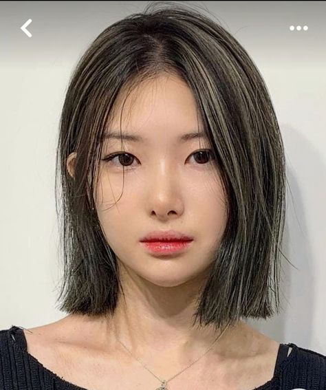 Short Hair Color Asian, Cool Ash Brown Hair Color, Asian Short Hair Color, Short Hair For Asian Women, Short Hair Balayage Asian, Hair Color Ideas For Asian Short Hair, Ash Brown Short Hair, Asian Ash Brown Hair, Ash Brown Hair Asian