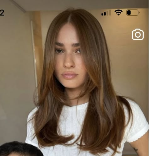 Haircuts Armpit Length, Armpit Length Hairstyles, Armpit Length Haircut With Layers, Medium Length Light Brown Hair, Armpit Length Hair With Layers, Mid Length Haircut Straight, Armpit Length Haircut, Round Layers Haircut, Armpit Length Hair