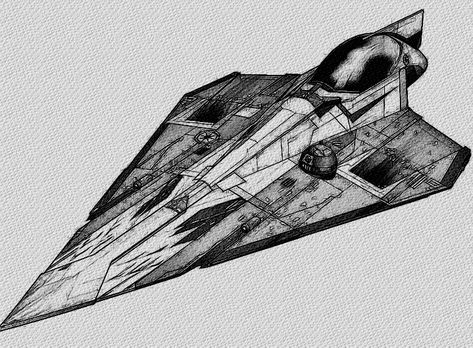 Jedi Starfighter Tattoo, Delta 7 Starfighter, Star Wars Ships Drawing, Star Wars Ship Tattoo, Starfighter Tattoo, Spaceship Tattoos, Spaceship Tattoo, Leg Patchwork, Jedi Starfighter