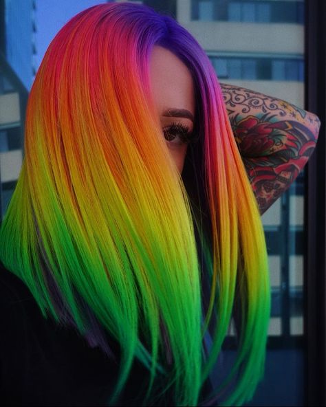 Kimberly Ibbotson on Instagram: “my most re - created @kimberlytaywigs 🦋 and here’s another. I’ve made ten units similar to the original. I am so happy with how popular…” Gigi Hair, Boys Dyed Hair, Lavender Hair Colors, Vivid Hair, Sunset Hair, Hair Color Underneath, Vivid Hair Color, Rainbow Hair Color, Cute Hair Colors