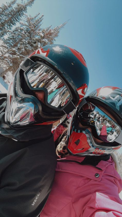 Snowmobile Couple Pics, Snow Mobile Aesthetic, Snowmobile Aesthetic, Snow Motorcycle, Instagram Recreate, Snow Aesthetic, Snow Machine, Snow Trip, Naruto Uzumaki Art