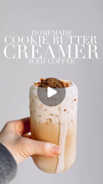 Jenna Rydelek on Instagram: "Homemade Cookie Butter Creamer Iced Coffee ☕✨

A sweet and creamy iced coffee with a delicious cookie butter twist!

Ingredients:

Cookie Butter Creamer
	•	1.5 cups milk (whole or your choice of dairy/non-dairy milk)
	•	1 can (14 oz) sweetened condensed milk
	•	½ tbsp vanilla extract
	•	3-4 tbsp cookie butter (melted)

Cookie Butter Cold Foam
	•	1 tbsp cookie butter creamer (from above)
	•	2 tbsp heavy whipping cream

For the Coffee Base:
	•	1-2 shots of espresso (or ½–¾ cup strong brewed coffee)
	•	Ice cubes
	•	Crushed Biscoff cookies (for topping)

Instructions:

Step 1: Make the Cookie Butter Creamer
	1.	Melt the cookie butter in the microwave for about 10-15 seconds.
	2.	In a mason jar or blender, combine the melted cookie butter, milk, sweetened condensed Creamy Iced Coffee, Homemade Cookie Butter, Coffee Ice Cubes, Cocktail Juice, Non Dairy Milk, Homemade Cookie, Biscoff Cookies, Cold Foam, Non-dairy Milk