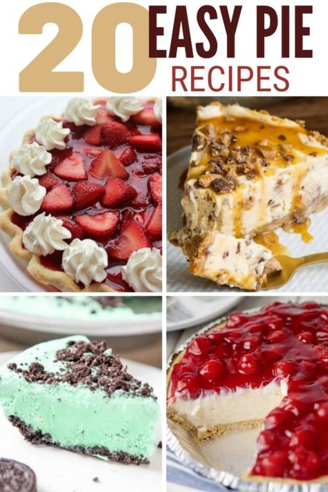 Pie is a perfect dessert for a holiday meal, and can also be enjoyed on many other occasions. These recipes are easy to make and delicious to eat! #thecraftyblogstalker #pierecipes #pie #holidaypie Easy Christmas Pies, Easy Pies, Christmas Pie Recipes, Lemon Meringue Pie Recipe, Meringue Pie Recipes, Christmas Pie, Holiday Pies, Easy Pie Recipes, Thanksgiving Pies