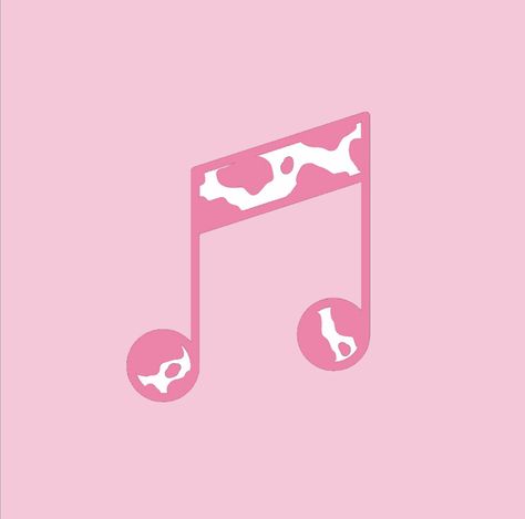 Cowgirl Wallpaper, Canva Backgrounds, Cow Icon, Pink Cow Print, Theme Iphone, Pink Music, Wallpaper Set, Widget Ideas, Icon Ideas