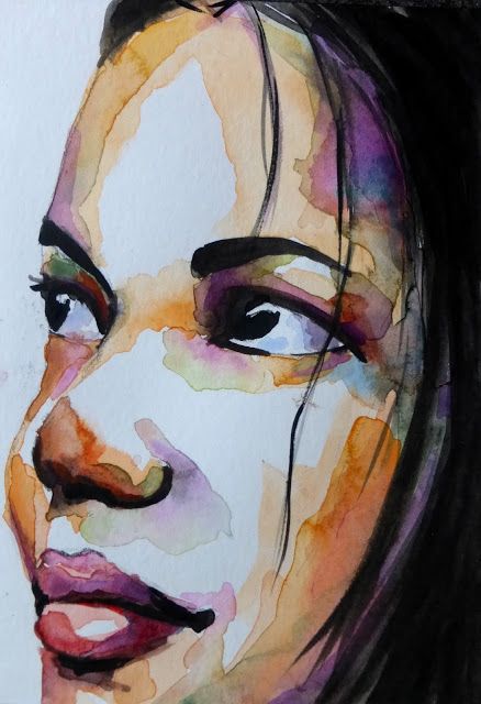 Watercolor Woman, Art Studio Design, Diy Watercolor Painting, Watercolor Inspiration, Watercolor Portraits, Face Art, Drawing People, Face Drawing, Portrait Drawing