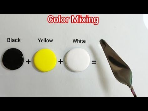 (15782) Guess the final color 🎨 | Satisfying video | Art video | Color mixing video | Paint mixing video - YouTube Paint Mixing, Video Art, Art Video, Satisfying Video, Video Youtube, White Paints, Yellow Black, Art Videos, Black N Yellow