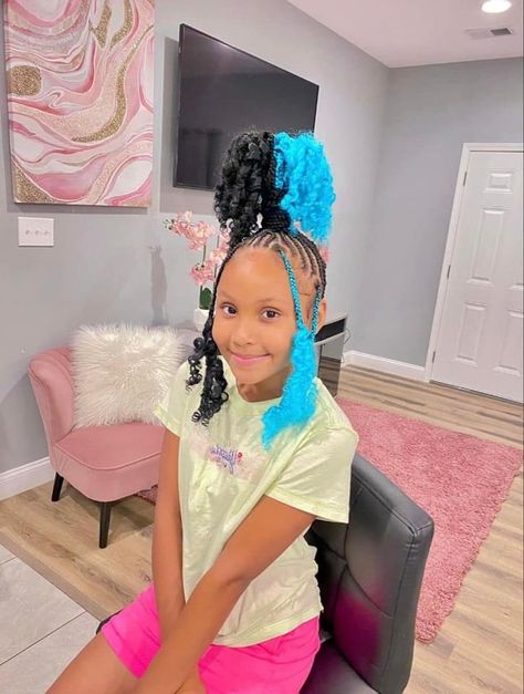 Girls Braided Hairstyles Kids, Short Curly Hair Styles, Baby Girl Hairstyles Curly, Style Natural Hair, Hairstyle For School, Girly Hairstyles, Dyson Hair, Black Hairstyle, Dyson Hair Dryer