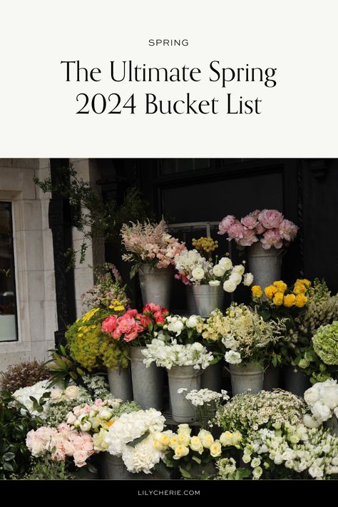 Spring is just around the corner. With flowers blooming and the sun shining brighter, it’s the perfect time to curate your spring bucket list. Here's the ultimate spring 2024 bucket list. Spring Bucket List Aesthetic, April Bucket List, May Bucket List, Spring Lifestyle, Spring Bucket List, Sunday Routine, French Aesthetic, Seasonal Activities, Goal Getter