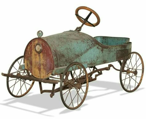 Beautiful Original 1918 Gendron Pedal Car Peddle Car, Christmas Toy Shop, Vintage Pedal Cars, Vintage Cycles, Pedal Car, Metal Toys, Pedal Cars, Vintage Bicycles, Tin Toys